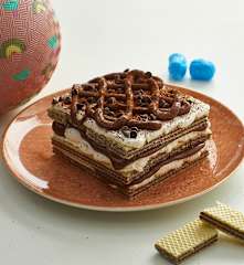 Tiramisù wafer e crema gianduia