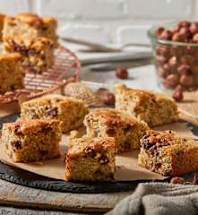 Chocolate Hazelnut Blondies