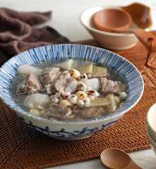 山藥芡實排骨湯