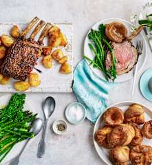 Roast beef with Yorkshires and gravy