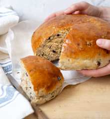Cramique, brioche du Nord aux raisin secs