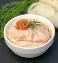 Patê de salmão defumado