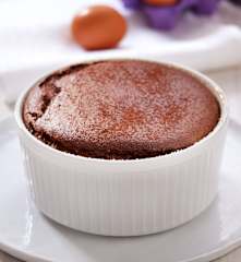 Soufflé de chocolate