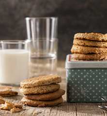 Biscotti integrali all'avena