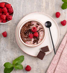 Malinowo-kakaowa gryczanka