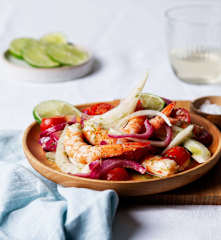 Insalata di gamberi alla siciliana