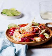 Sizilianischer Crevettensalat