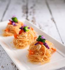 沙嗲米粉生菜沙拉