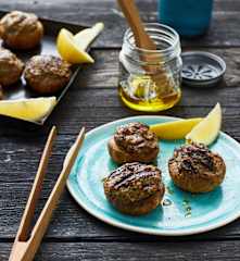 Gefüllte Champignons