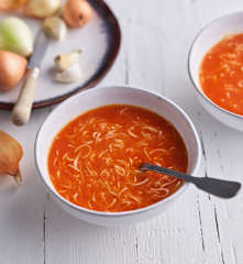 Tomaten-Nudel-Suppe (XXL)