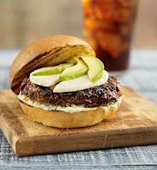 Chorizo Burger with Jalapeno Aioli