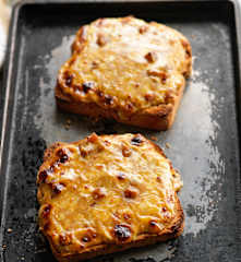 Welsh Rarebit with Branston Pickle