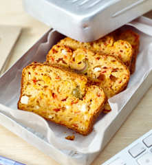 Herzhafter Paprika-Feta-Kuchen