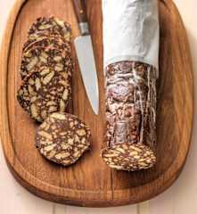 Salchichón de chocolate