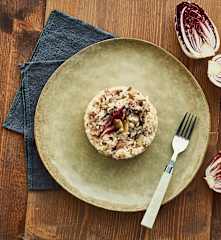 Risotto radicchio e salsiccia