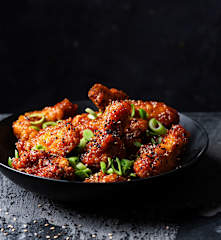 Frango frito coreano