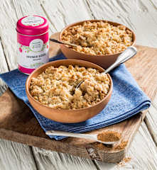 "Wiener" Apfel-Nuss-Crumble