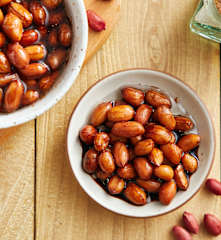 橄榄油黑醋浸花生