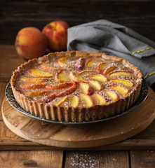 Pfirsichtarte (vegan)