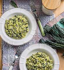 Risotto cavolo nero e Castelmagno