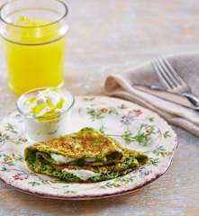 Omelette ligero de claras con verduras