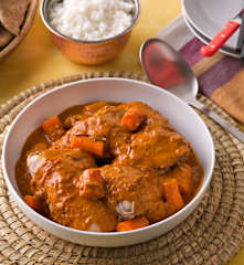Guiso senegalés de pollo