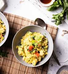 Millet au curry et poulet