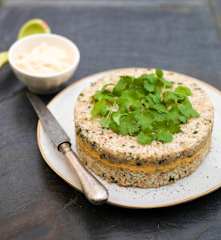 Arroz de atum com coentros