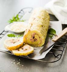 Roulé de pomme de terre au fromage