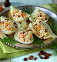 Finocchi ripieni al cous cous