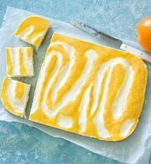 Cheesecake de naranja sin horno