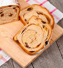 Sourdough Starter Discard Cinnamon Raisin Bread