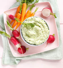 Fava Bean and Goat Cheese Dip