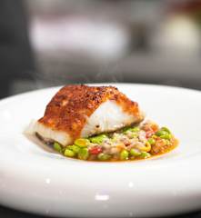 Cabillaud aux petits pois