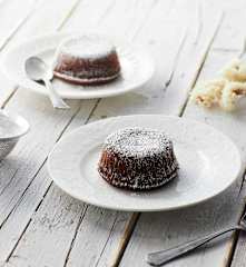 Tortino di cioccolato con cuore morbido (senza glutine)