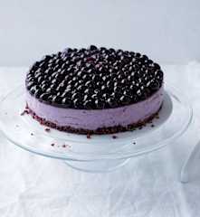 Cheesecake de arándanos azules