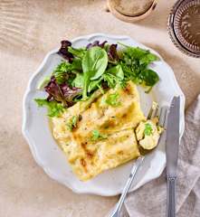 Cannelloni mit Artischockenpüree