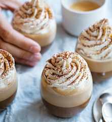 Pannacotta façon cappuccino