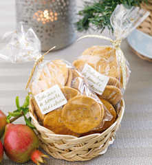 Bolachas de tomate seco e alecrim