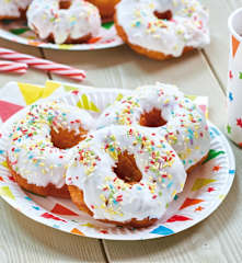 Donuts avec glaçage