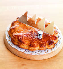 Galette des rois con crema alle mandorle