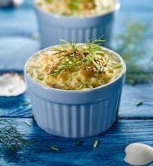 Terinky z rybího filé se zakysanou smetanou