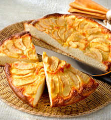 Focaccia sucrée à la pomme