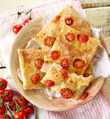Focaccia auf apulische Art
