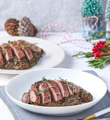 Pechuga de pato y romeritos con mole al Vacío TM6