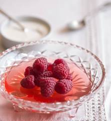 Rosé and Raspberry Jelly