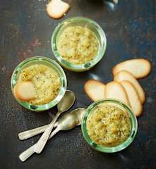 Compote de kiwis, pommes et vanille