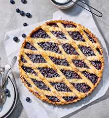 Schwedische Blaubeertarte