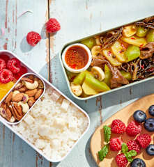 冒菜芋头饭便当