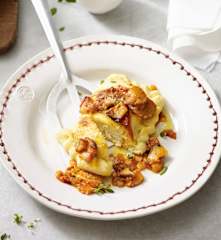 Vegetarische Calzoni mit Pilzen